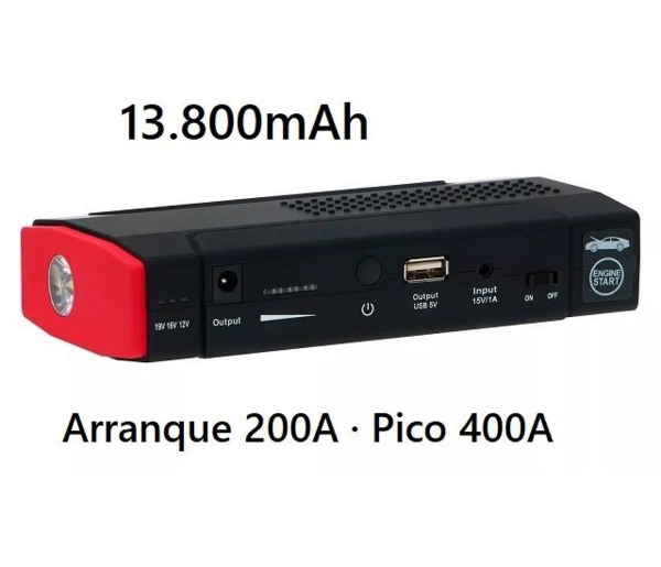 Arrancador de Batería Portátil Absaar 12V 200A 13800mAh (1)