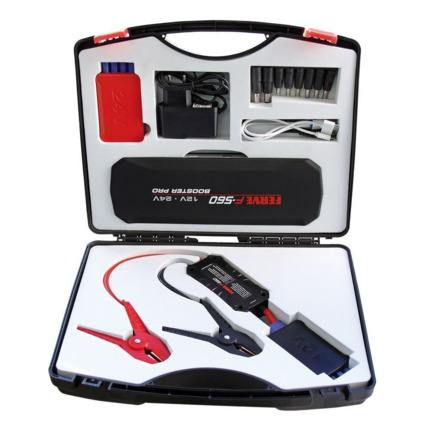 F-560 PRO 400A · Arrancador de Batería Portátil FERVE 12/24V · Multifunción