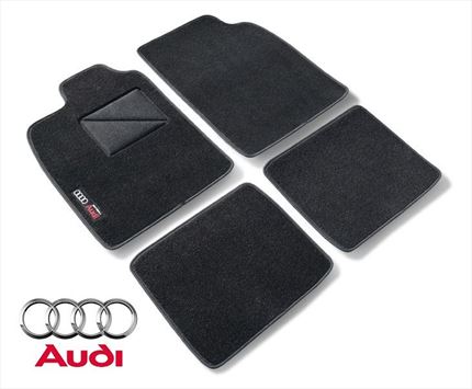 Juego de 4 Alfombras Adaptables Audi