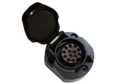 Base Enchufe Remolque 13 Polos ABS Hembra