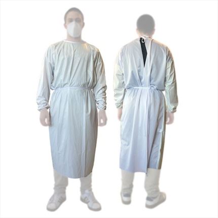 Bata sanitaria reutilizable · COVID-19