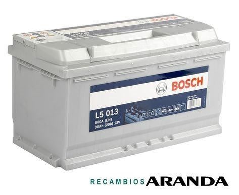 L5013 Batería Bosch L5 Caravanas / Náutica 12V 90Ah 800A