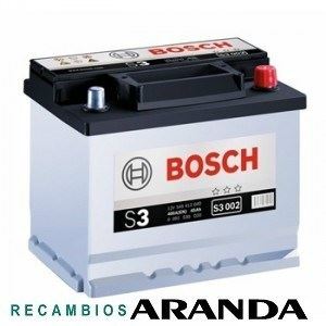 S3002 Batería Bosch 12V 45Ah 400A -/+ Turismos y Utilitarios.