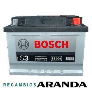 S3004 Batería Bosch 12V 53Ah 470A -/+ Turismos y Utilitarios.