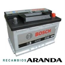 S3008 Batería Bosch 12V 70Ah 640A -/+ Turismos y Utilitarios.