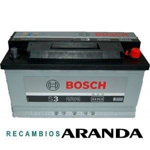 S3013 Batería Bosch 12V 90Ah 720A -/+ Motores Grandes, 4x4 y Furgones