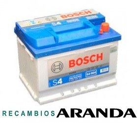 S4004 Batería Bosch 12V 60Ah 540A -/+ Turismos y Berlinas