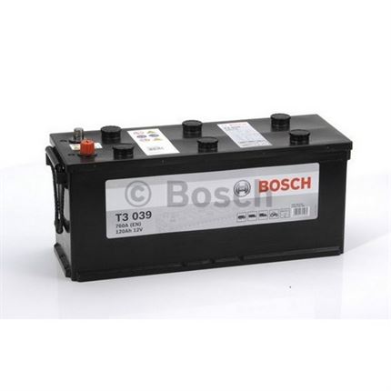 T3039 Bosch 12V 120Ah 760A · Batería Gama T3 · Industrial y Maquinaria