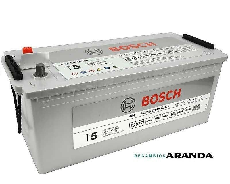 T5075 Bosch 12V 145AH 800A · Batería Gama T5 HDE · Industrial y Maquinaria