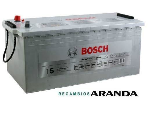 T5080 Bosch 12V 225AH 1150A · Batería Gama T5 HDE · Industrial y Maquinaria