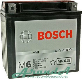 M6018 Bosch Batería Moto AGM 12Ah 200A (1)