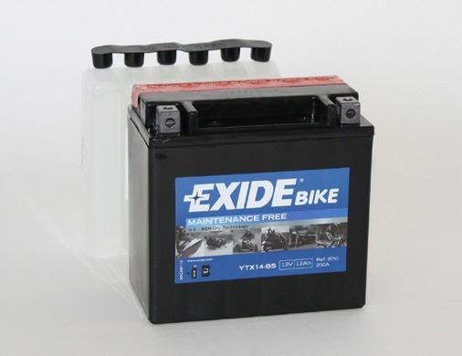 YTX14-BS Tudor Exide 12V 12Ah 200A · Batería para Moto