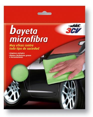 Bayeta Microfibra Premium 3CV · Grasa e Incrustaciones
