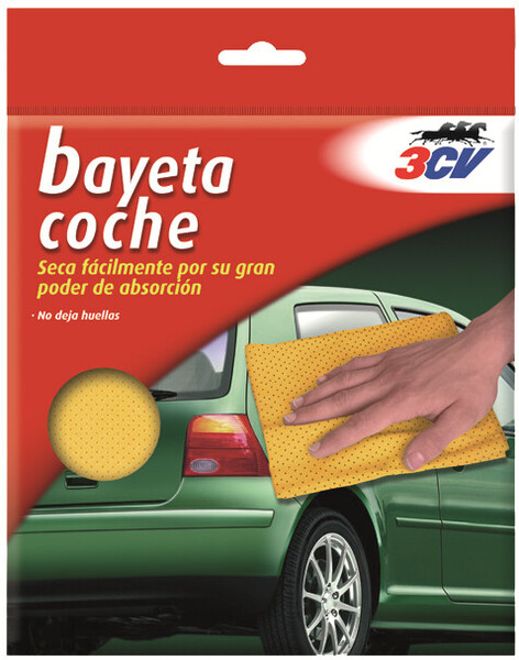 Bayeta Limpiadora y Secadora 3CV · Gran absorción