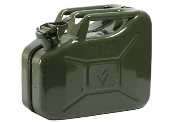 Bidones de combustible metálicos · Estilo militar · Normativa Internacional (1)