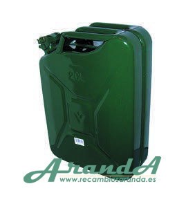 10 Litros. Bidón de combustible metálico