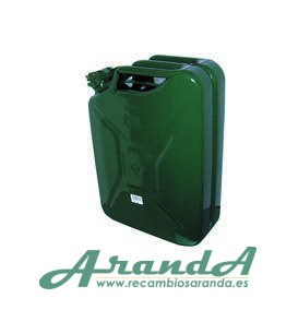 Bidón Gasolina 5 litros Metálico Homologado.