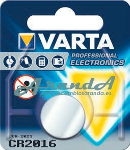 Blíster 1 pila Varta CR-2016 Litio 3V