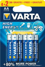 Blíster 4+2 pilas Varta LR6 AA