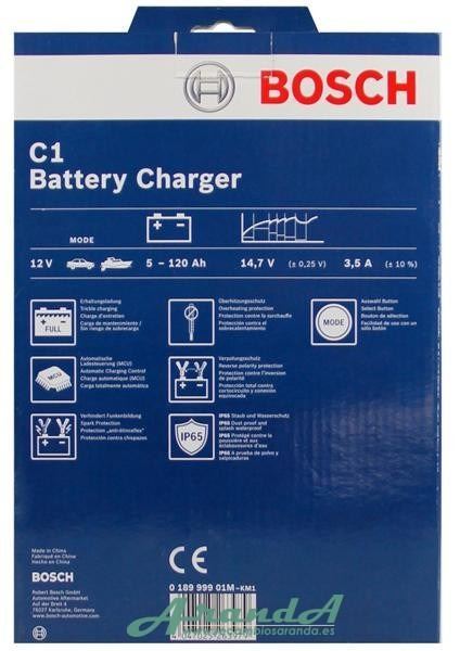 C1 Bosch Cargador de Baterías 12V (3)