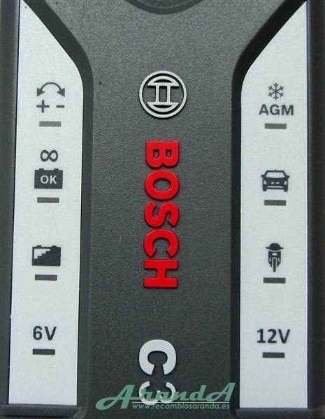 C3 Bosch Cargador de Baterías 6 y 12V Coche y Moto (AGM, GEL, EFB...) (2)
