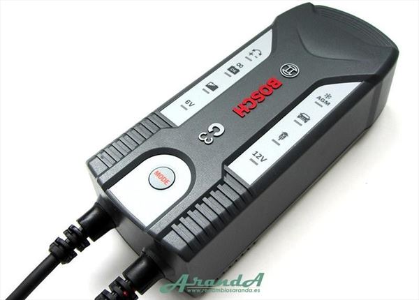 C3 Bosch Cargador de Baterías 6 y 12V Coche y Moto (AGM, GEL, EFB...) (4)