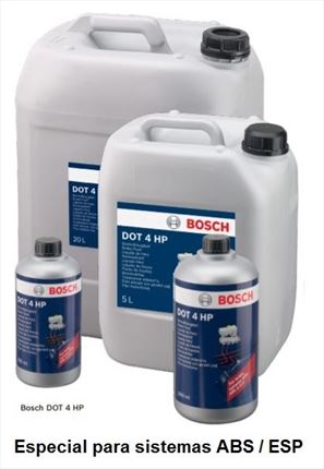 Bosch Líquido de Frenos Dot4 HP · Especial ABS y ESR