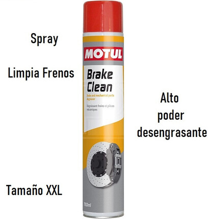 Brake Clean Motul · Spray Limpiador Frenos y Sistemas Mecánicos · 750ml
