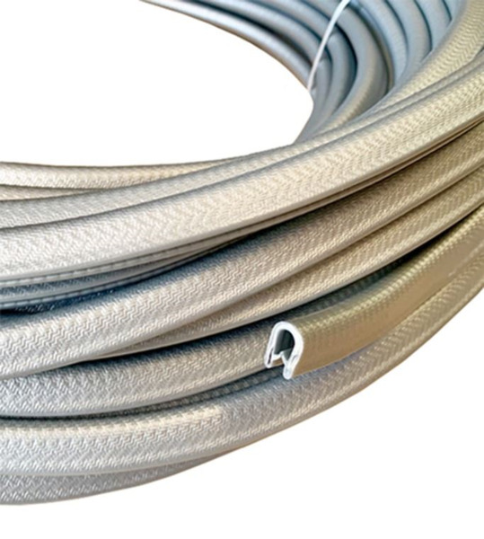 14x9mm Burlete Flexible Pvc · Interior metálico · Hasta 4mm de grosor (2)