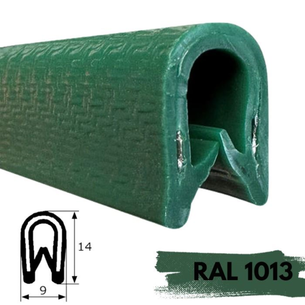 14x9mm Burlete Flexible Pvc · Interior metálico · Hasta 4mm de grosor (1)