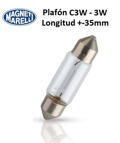C3W Magneti Marelli Lámpara 12V 3W (Plafón)
