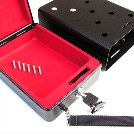 Caja fuerte de acero. Cofre de seguridad para camión, caravana, camper.