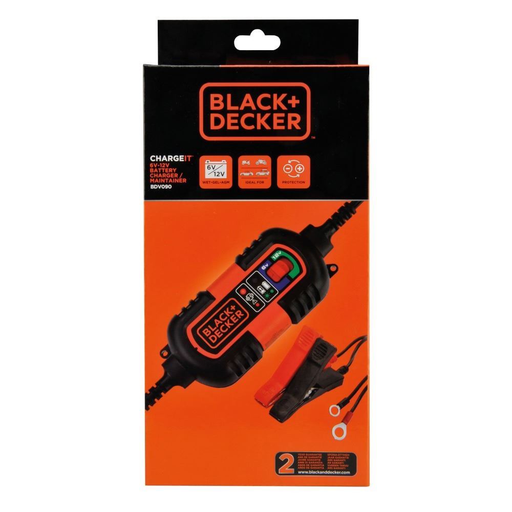 Levántate blanco lechoso De confianza 4A Cargador de Baterías Black & Decker 6 y 12V