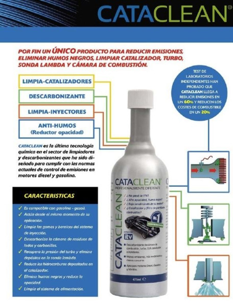 CataClean: Limpiador, Descarbonizante y Reductor de emisiones · 500ml (1)