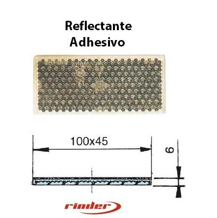 Catadióptrico adhesivo 100x45mm · Homologado · Varios Colores (1)