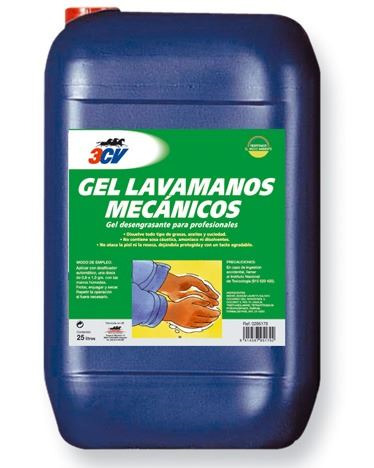 Gel Lavamanos 3CV · Uso Doméstico / Uso Profesional · 25 Litros (1)