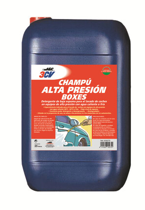 Champú Alta Presión 3CV · Boxes Autolavado · 25 Litros · Básico/Espumante