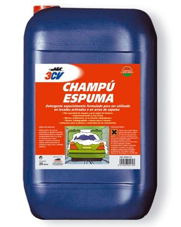 Champú detergente 3CV · Máquinas automáticas · 25 litros · Básico/Espumante (1)