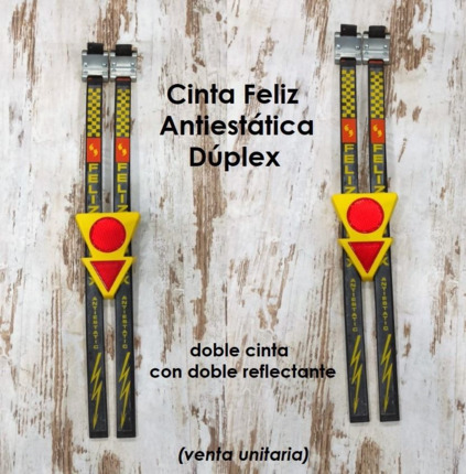 Cinta Feliz Antimareo Duplex · Doble Reflectante · Antiestática