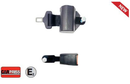 Cinturón Seguridad 2 puntos. 110cm+13cm. Con carrete ALR