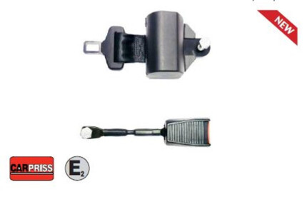 Cinturón Seguridad 2 puntos. 110cm+19,5cm. Con carrete ALR