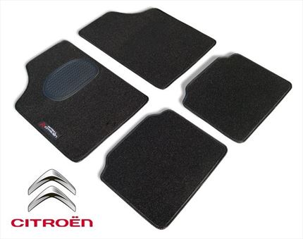 Juego de 4 Alfombras Citroen. Adaptables a medida