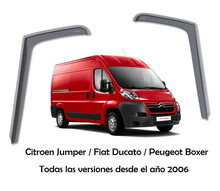 Citroen Jumper/Peugeot Boxer/Fiat Ducato 2006> · Deflectores de Aire · Juego Delantero