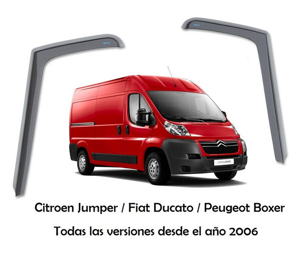 Citroen Jumper/Peugeot Boxer/Fiat Ducato 2006> · Deflectores de Aire · Juego Delantero