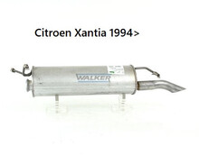 Citroen Xantia 1994> 1.6i X - 1.8i SX (cat) · Silencioso Posterior