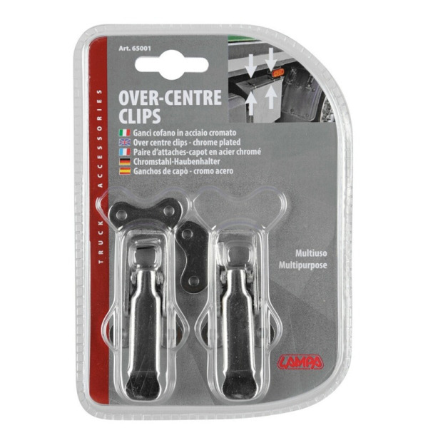 Clips Multiusos · Cromados · 2 UDS (2)