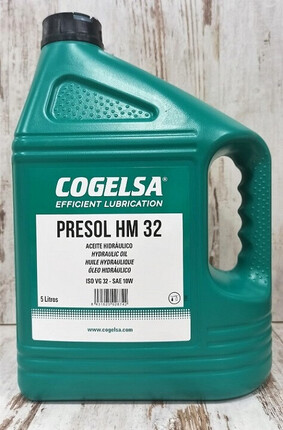 Cogelsa Presol HM32 Aceite Hidráulico · SAE 10W · 5 Litros