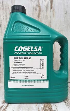 Cogelsa Presol HM68 Aceite Hidráulico · ISO 68 · 5 Litros