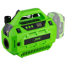 Compresor Aire a Batería JBM · 160 PSI 12V LED 11Bar + Adaptadores