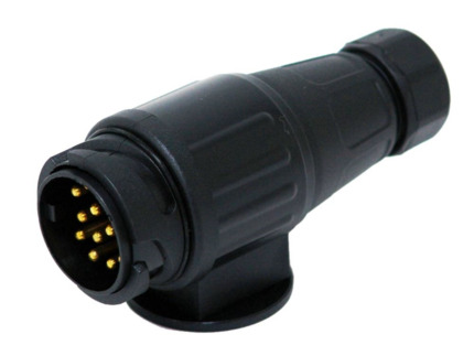 Conector macho para remolque 13 polos